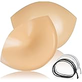 Double-Sided Sticky Bra Inserts, Invisible Lift Self Adhesive Boob Pads Push up Breast Pads Reusable Washable