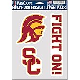 WinCraft USC Trojans 3 Fan Pack Decals