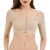 KSKshape Arm Shaper for Women Post Surgery Arm Lipo Compression Sleeves Front Closure Shapewear Bra Posture Corrector