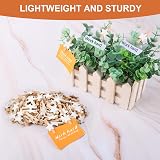 Vicloon Mini Wooden Pegs 90pcs Pentagram Clips for Photos Crafts 3.5cm view 4