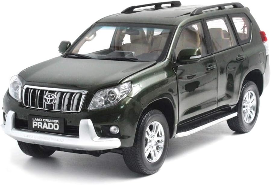 KKD Scale Model Simulation Vehicle 1/18 Toyota Overbearing Prado Model Diecasts Model Toy Car Metal Alloy Model Excellent Pull Back for Kids Gifts