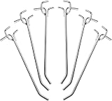SENENQU 40PK 15cm Pegboard Hooks Heavy Duty Metal Silver Garage Kitchen Retail view 5