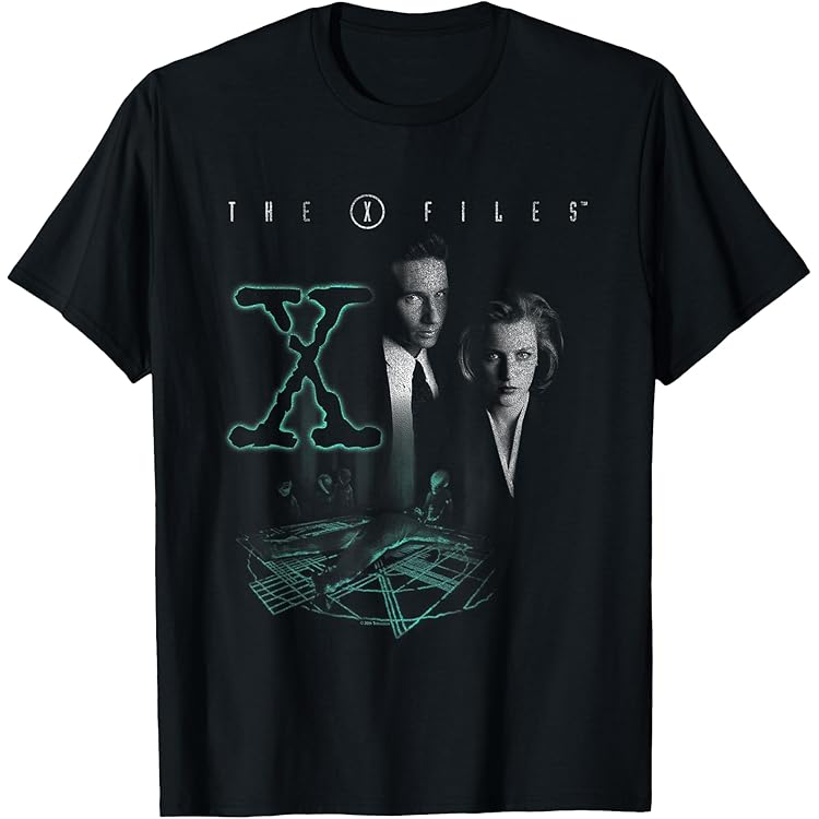 Amazon.com: X-Files Vintage 90's Poster T-Shirt : Clothing