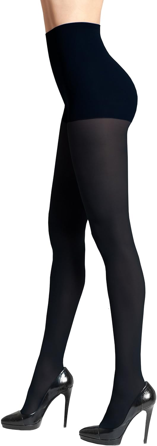 DKNY Women's Comfort Luxe Control Top Opaque Tight at  Women’s Clothing store