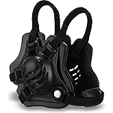 Halloscume Wrestling Headgear Youth Kids Head Gear with MMA Cup Earguard for Men Youth Boxing MMA BJJ Jiu Jitsu