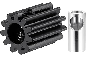 BRKRC Steel 32P 5mm Pinion Gear 11T-24T Motor Gears for 1/5 1/6 1/8 1/10 1/14 1/16 1/18 RC Buggy Monster Truck Drift Car Off-Road Crawler Parts (11T)