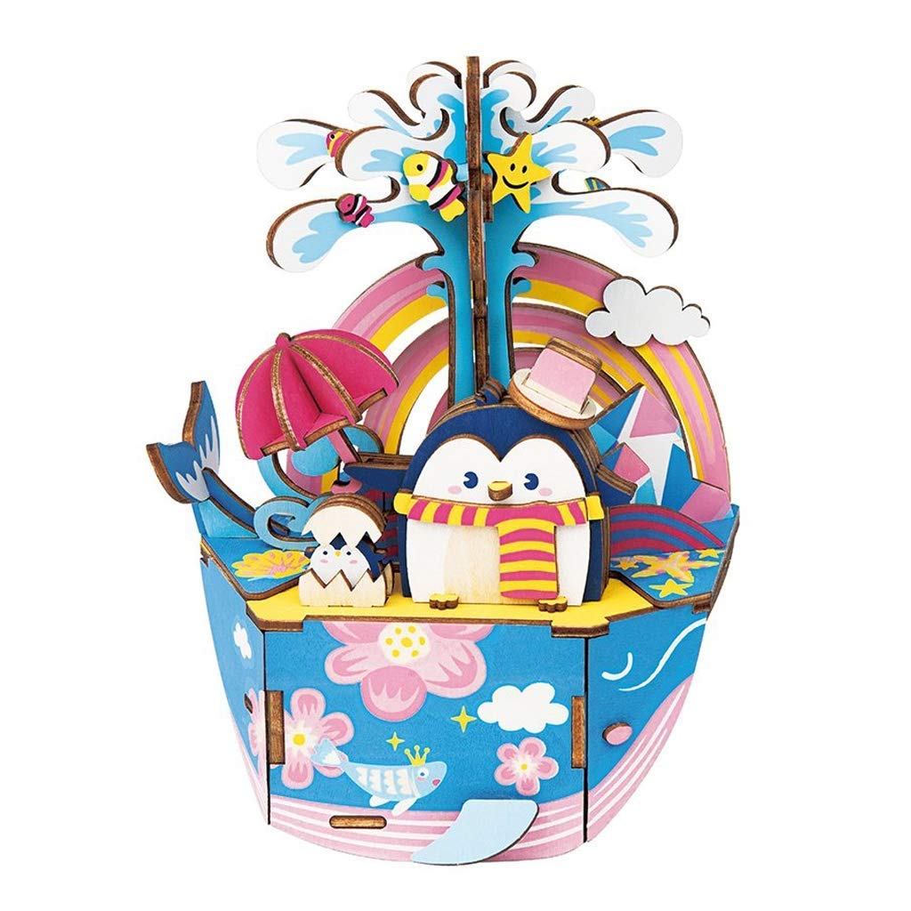 Robotime Ocean Park Music Box, Multi-Colour
