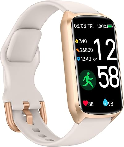 Amzhero Health Fitness Tracker 24/7 Heart Rate SpO2 Sleep 5ATM Waterproof