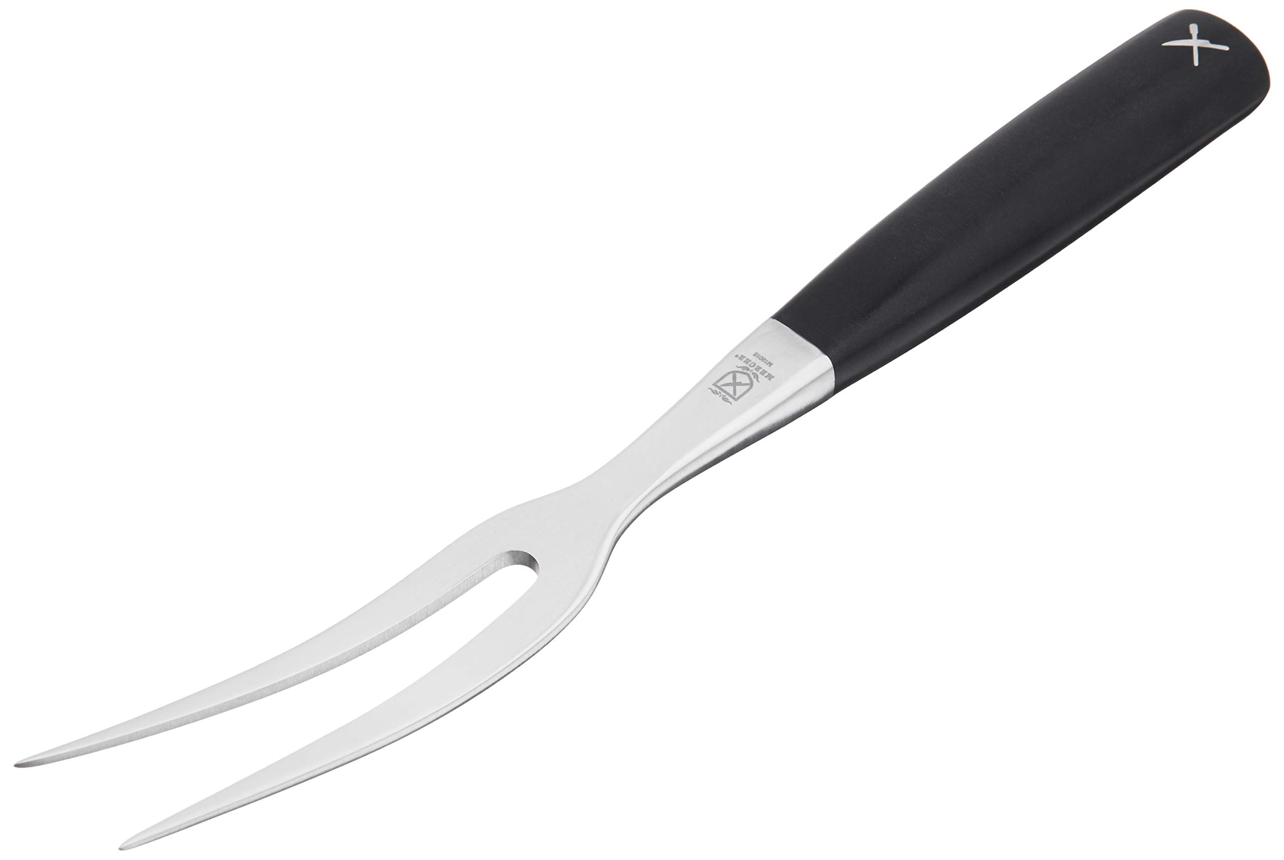 Mercer Culinary M19015 Zum 6 Curved Carving Fork, Stainless Steel, 8.5 x 2.5 x 29.6 cm