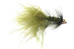 Feeder Creek Woolly Bugger Fly Fishing Flies 12pc Fly Fishing Assortment | Handmade Wet Flies for Fly Fishing in Various Patterns/Colors | Streamer Flies