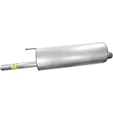 Walker Quiet-Flow SS 54856 Direct Fit Exhaust Muffler Assembly 2.5" Inlet (OD) 2.75" Outlet (ID) for Ford F-150