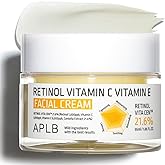 APLB Retinol Vitamin C Vitamin E Facial Cream | RETINOL VITA CEN™ 21.6% 1.86 FL.OZ/Korean Skincare, Deep hydration, Retinol, Revitalize for gentle and improve skin texture