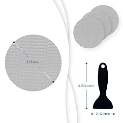 Clear Bloom Anti Slip Shower Stickers 24 PCS, Gray