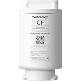 Waterdrop WD-CF01 Replacement Filter for Waterdrop CT01, 6 Months, 1 Pack | Last Up to 6 Months or 300 Gallons, Replacement for Waterdrop CT01 Countertop Hot and Cold Water Filter System