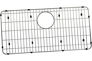FOLOSEM LKOBG2915SS Stainless Steel Bottom Grid,for specific Elkay sink bowls 27-1/2" x 13-1/2" x 1-1/4"Sink Grid,Sink Rack for Bottom of Sink,Kitchen Sink Grid,Sink Protector,Sink Bottom Grid