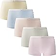 SYDMXWZ Little Girls Cotton Boy Shorts Toddler Panties Baby Princess Underwear (Pack of 4)