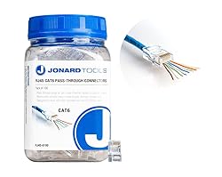 Jonard Tools RJ45-6100 CAT6A RJ45 Pass-Through