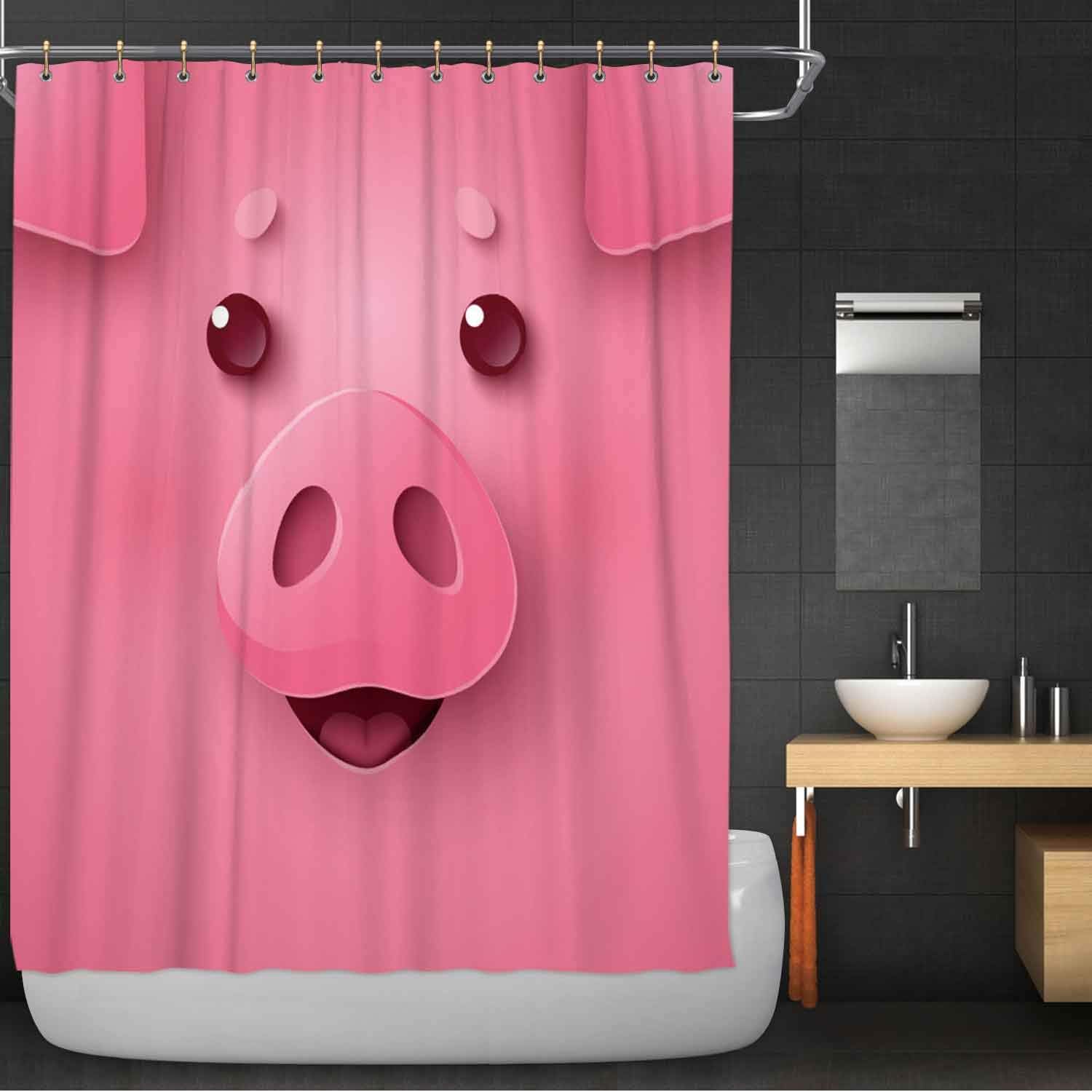 C COABALLA 105587 Cara de Cerdo para decoración de baño China de Año