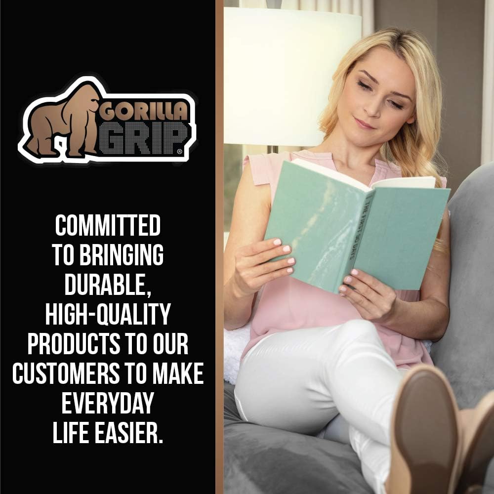 Gorilla Grip Original Fitted Velvet 1 Piece Chair Protector for Seat Width to 23 Inch, Stretchy Furniture Slipcover, Fastener Straps, Spandex Chair Cover for Pets, Armchair, Diamond Chocolate White: Home & Kitchen