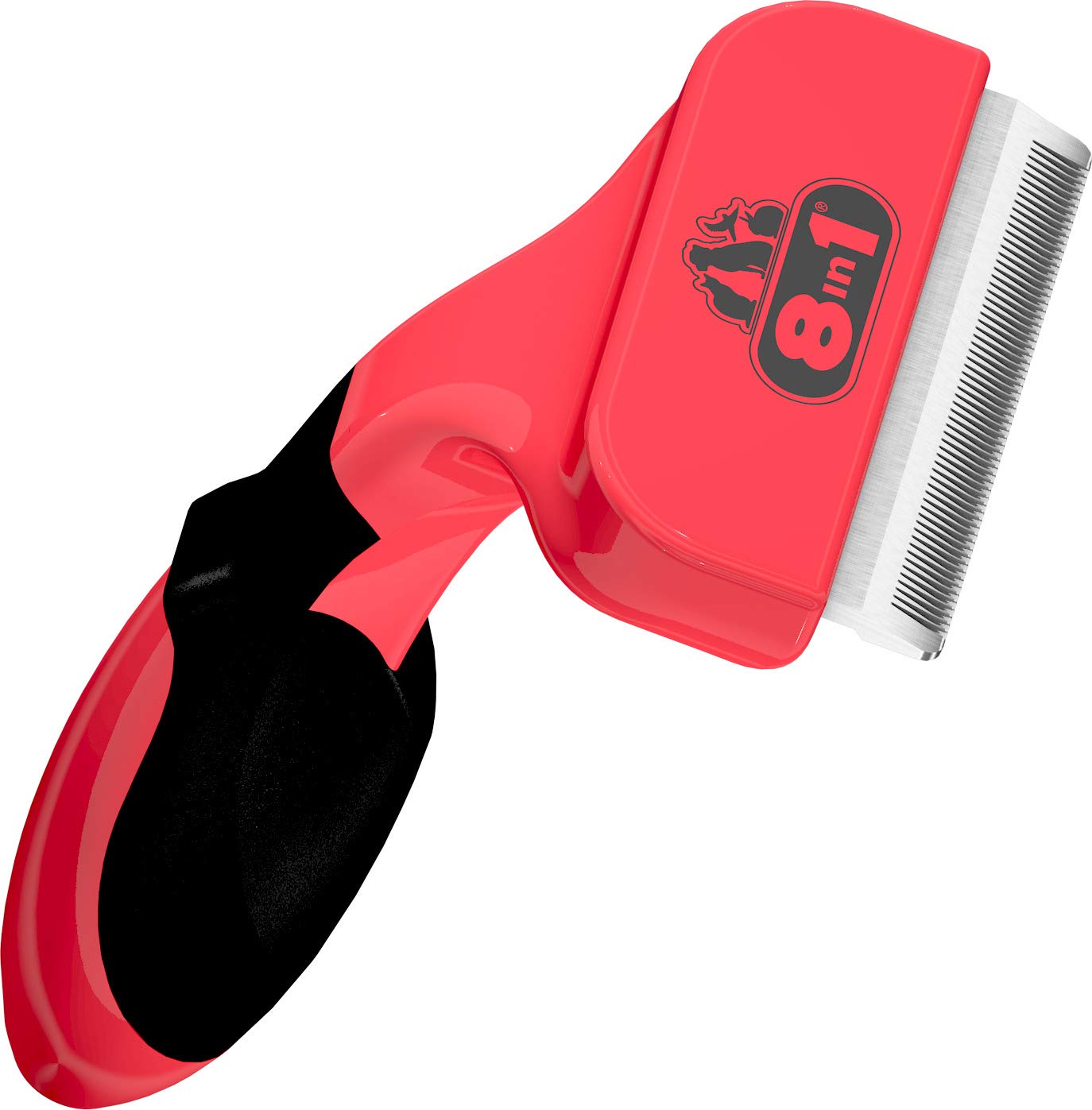 8in1 Perfect Coat DeShedder M - Undercoat brush for medium dogs, dog brush suitable for short and long hair