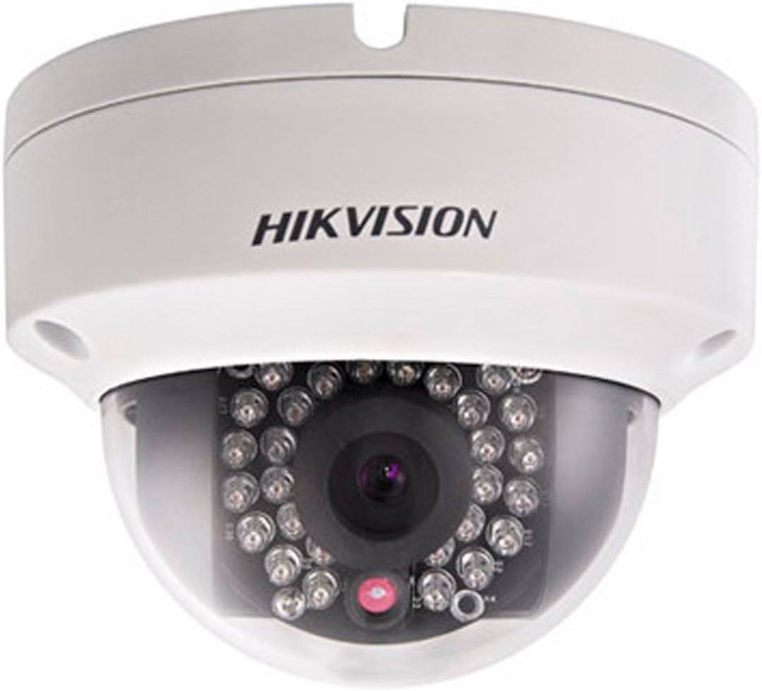 DS-2CD2145F-IS H.265 4MP 1080P High Resolution 4mm Lens POE Network CCTV Mini Dome IP Camera Waterproof IP66 Indoor &Outdoor 98ft IR range Support Audio+Alarm IO Home Security HD Camera