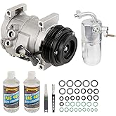 AC Compressor &amp; A/C Kit For Chevy Silverado &amp; GMC Sierra 6.6L Duramax Diesel 2004 2005 2006 - BuyAutoParts 60-81579RK NEW
