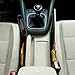 Sebikam 2 PCS Car Pocket Organizer & Car Seat Gap Filler - Car Seat PU Leather Console Gap Filler & Side Pocket - Auto Console Storage for Phones, Keys – Durable Console Side Pocket (Black)