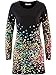 Achloe Women's Printed Long Sleeve Sweatshirt Cotton Plus Size Tunic Tops