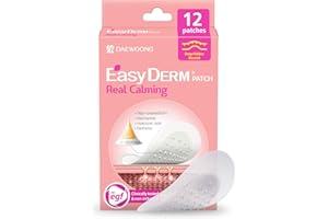 DWEasyDerm Easyderm Real Calming Patch Microdart Pimple Patches, Clear Nano Micropoint | Niacinamide, Hyaluronic Acid, EGF Acne Dark Spot Care, K-beauty | 12 Counts