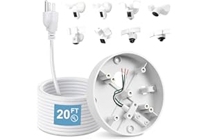 Plug-in Mount for Floodlight Cams Compatible with Floodlight Cam Wired Plus/Pro,Blink Wired Floodlight Camera,Wyze Floodlight