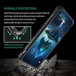 CARLOCA Compatible with iPhone Xs MAX Case,Floating