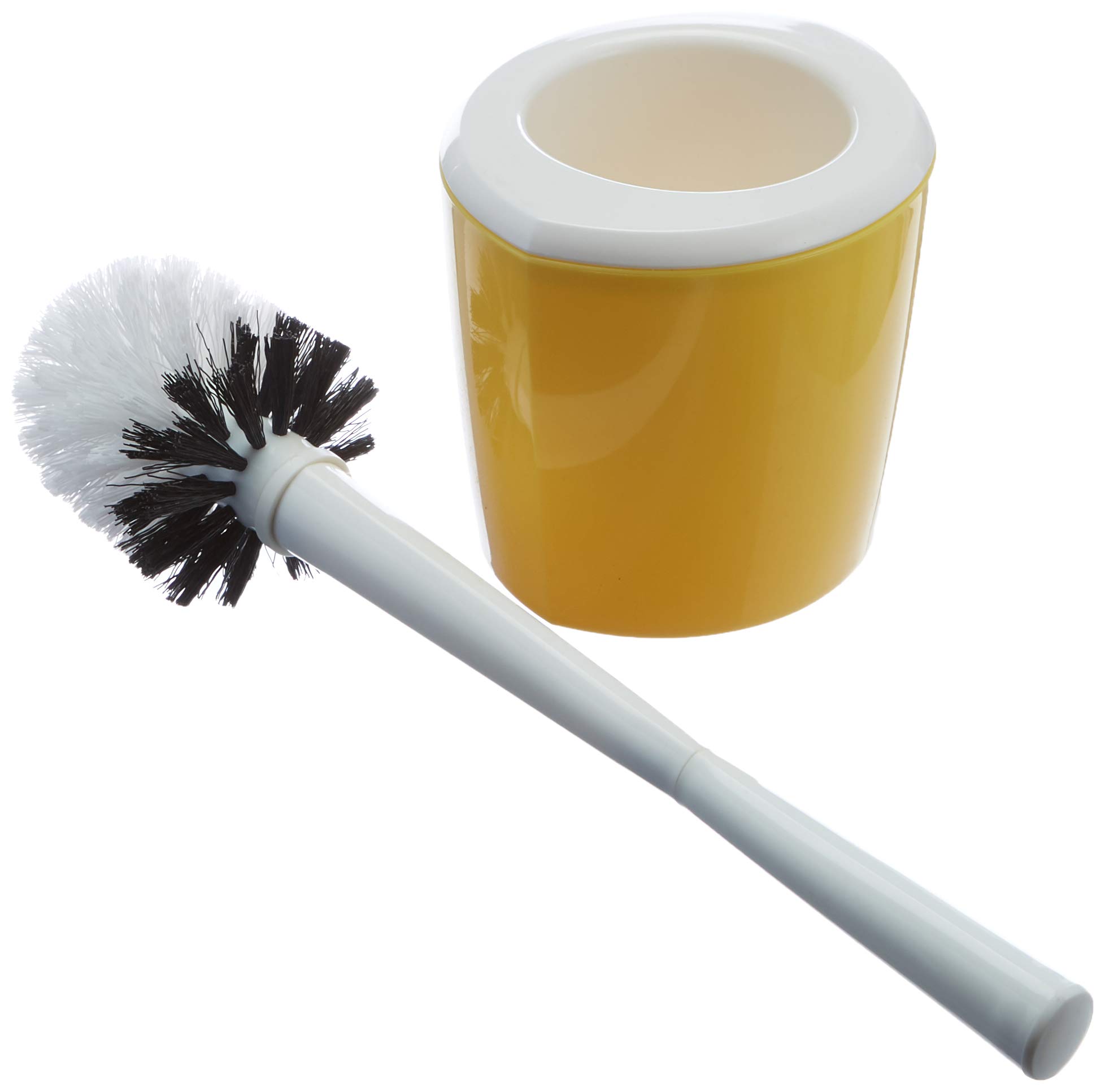 Spirella Desk Accessory Lemon SUN Brush Holder 1210163, White, Standard