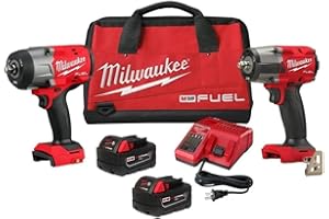 Milwaukee Electric - M18 Fuel 1/2 HTIW 3/8 MTIW Automotive Combo K