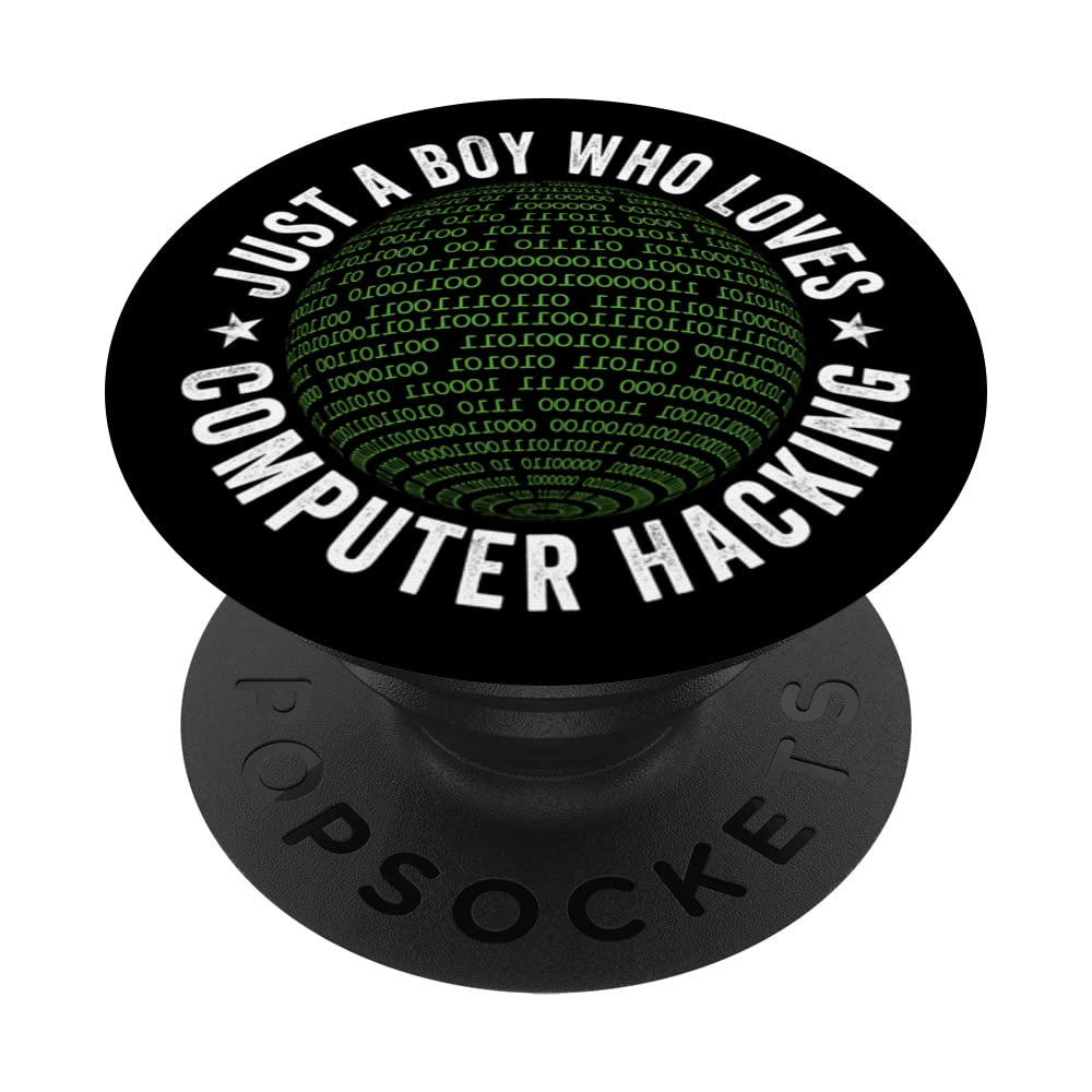 White Hat Hacker Design For A Cyber Security Specialist PopSockets Swappable PopGrip