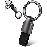 Whtawtaw Car Key Chain Ring Clip, Small Key Fob Accessory with Keyrings Zinc Alloy Buckle
