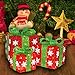 Lighted Christmas Gift Box Set Decor - Set of 3 Christmas Lighted Red Green Gift Box Christmas Decorations Yard/Home Décor Small / Medium / Large