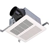 KAZE APPLIANCE SNP100 Bathroom Ventilation Exhaust Extractor Fan | 100 CFM, 0.8 Sone, Energy Star Certified, No Attic Access Required