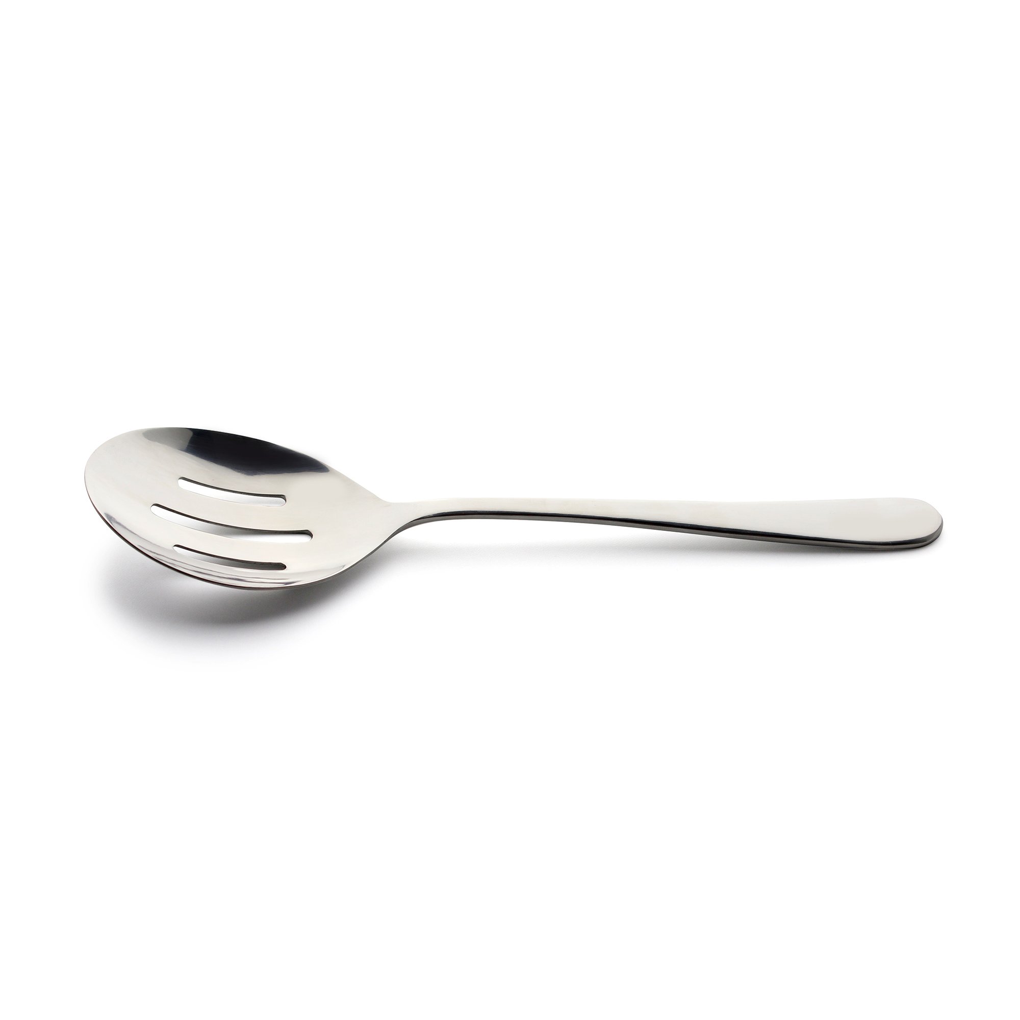 Grunwerg Windsor Carded Strain & Serving Spoon, Stainless Steel, Mirror Polished