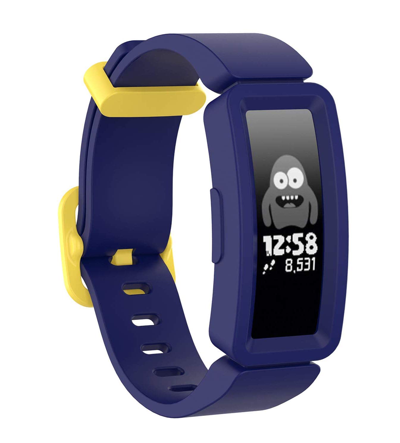 Shieranlee Compatible with Ace 2 Bands for Kids 6+, Soft Silicone Bracelet Accessories Watch Band Repalcement Strap, Colorful Sport Wristbands for Fitbit Ace 2/ Inspire HR for Boys Girls