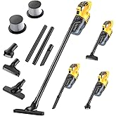 Gruecoinno Cordless Vacuum Cleaner for Dewalt 20V Battery, 500W Handheld Vacuum Cleaner with Washable Filter, Portable Stick 