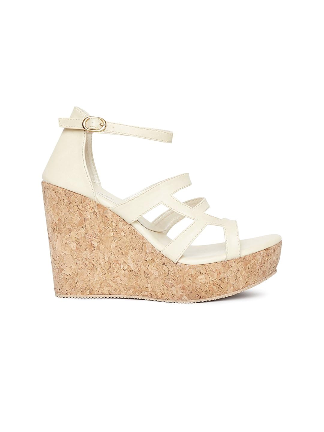marc loire women's cream solid heels
