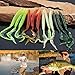 Sougayilang Fishing Lures Bass Worm Bait Grubs Lures for Saltwater Freshwater Trout Bass Fishing 12PCS-Mix