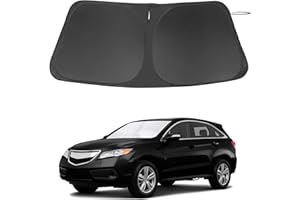 LHFLIVE Windshield Sun Shade Custom Fit for 2013-2018 Acura RDX Accessories Foldable Sunshade Sun Blocker Protect Car from Sun Rays & Heat Damage Keep Car Cooler