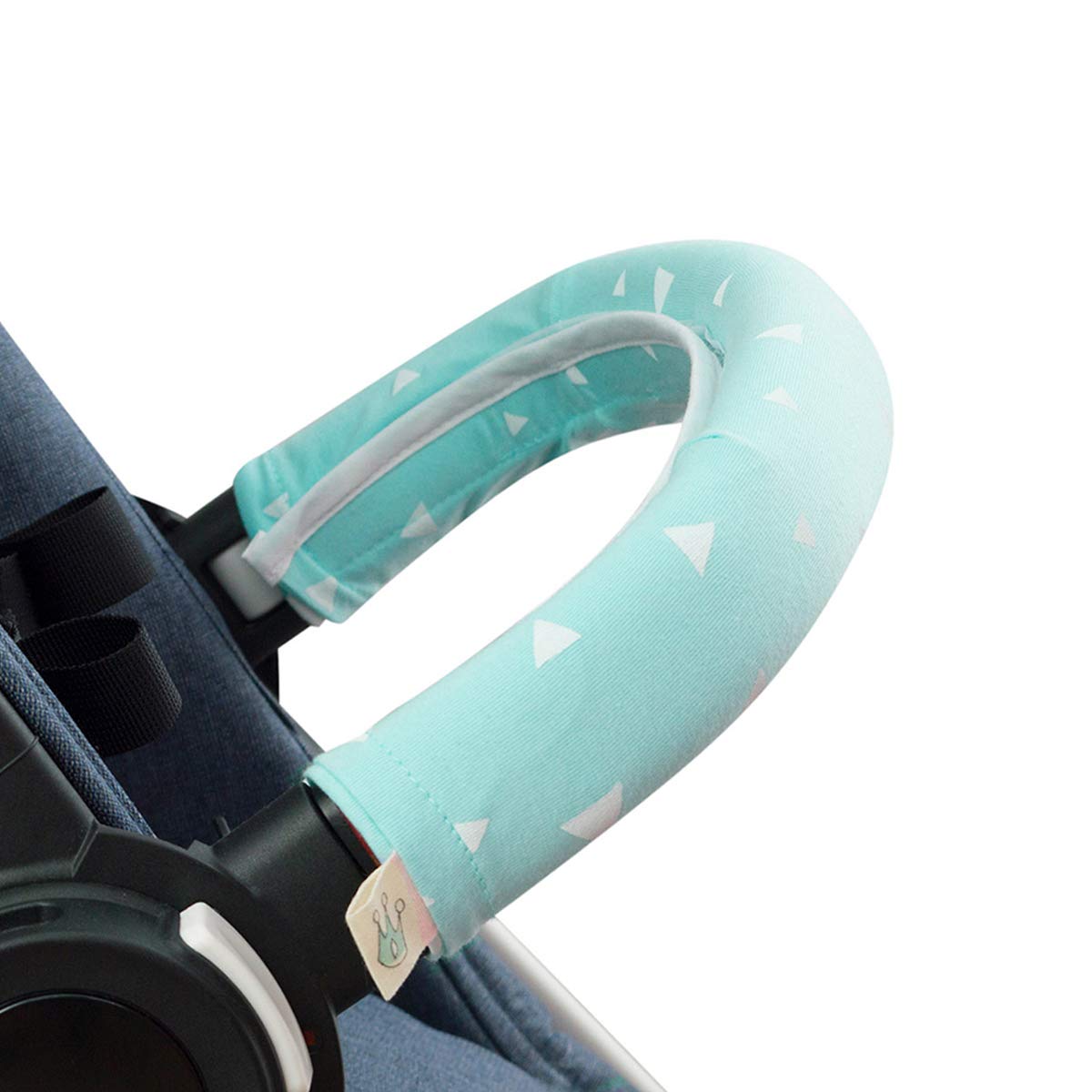 JYOKO Kids Covers Handle, Covers Railing for Stroller (Mint Sparkles, Individual) — image 1