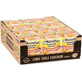 Maruchan Instant Lunch Ramen Noodles, Lime Chili Chicken Flavor &ndash; Japanese-Style Instant Noodle Soup, Easy Meal Ready in 3 Minutes &ndash; 2.25 Oz. (12 Pack)