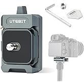 UTEBIT Quick Release Plate Kit, Arcac/F38 Interface Camera Quick Release Plate Mount Quick Setup w/ 1/4" to 3/8" Screw Thread Gimbles Sliders Tripods Adapter for Sony Canon Monopod DSLR Stabilizer