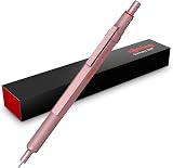 rOtring 600 Mechanical Pencil 0.5 mm HB Lead All-Metal Rose Gold