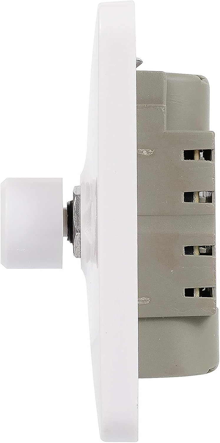 Schneider Electric Lisse 2-Gang 2-Way Dimmer Switch 250W/250VA, White, 2 Gangs - Image 4