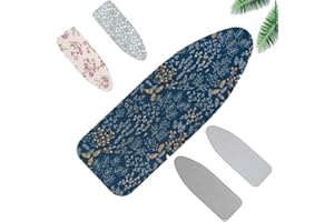 36x12inch Ironing Board Replacement Cover and Pad Scorch Resistant Iron Board Cotton Cover Heat Reflective Ironing Board Cove