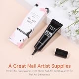 Makartt 3D Nail Gel Sculpting Gel Clear No Wipe UV LED Cure view 8